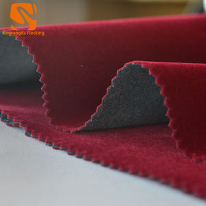 Fleece vải tĩnh điện đổ xô vải hộp đồ trang sức lót hiển thị truy cập cabinetbottom vải trở lại keo vải sang trọng - Product Image 1