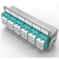 OTRANS Carte de marque de fenêtre transparente en plastique de haute précision Panneau adaptateur 4/6/8/12 ports Sc