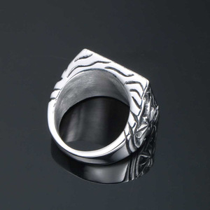 City Of Light Ring Titanium Steel Unisex Cross Pattern Fashion Jewelry SA1046 - Product Image 3