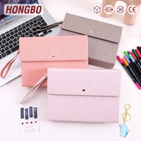 Organiseur de budget Hongbo, best-seller, en cuir Saffinano Epi 8 couleurs, format A5, avec enveloppes à onglets et enveloppe pour argent liquide, idéal pour les cadeaux