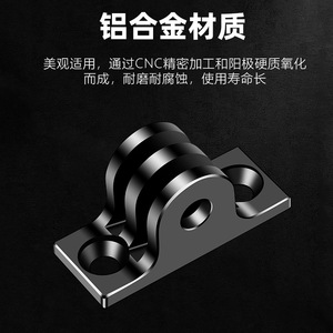 ฐานยึดกล้องแอคชั่นแบบอะลูมิเนียม แบบแบน โปรไฟล์ต่ำ ใช้ได้กับ GoPro และ Insta360 - Product Image 4