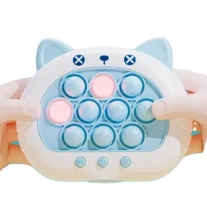 Hottest Handheld Fidget Game Toy Light UP Puzzle Speed Push Game Quick Push Game for Kids