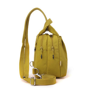 Nueva mochila de lona lavada a la moda para mujer, bolso de pecho ligero y sencillo, bolso de viaje versátil para primavera, bolso de viaje de 10-25L - Product Image 3