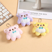 Nouveau style en alliage de zinc, broche pendentif et porte-clés pour sac à dos, motif personnage de dessin animé Ours en peluche, petit article pour couple