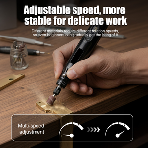 Lightweight Grindin 2 5cm 1 Inch Clamp Pure Copper Chuck Digital Gear Display 5 Speed Spindle Lock CDG-4A Grinding - Product Image 4