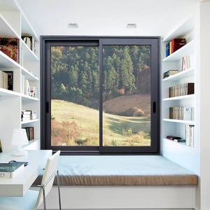 Ventana corrediza de aluminio moderna a <span class=keywords><strong>precio</strong></span> económico, <span class=keywords><strong>ventanas</strong></span> de vidrio personalizadas <span class=keywords><strong>para</strong></span> casa horizontal a prueba de viento <span class=keywords><strong>para</strong></span> América del Norte - Product Image 2