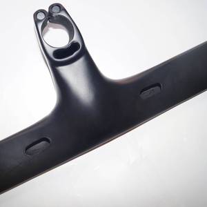 Guidon de <span class=keywords><strong>vélo</strong></span> en Fiber de carbone <span class=keywords><strong>noir</strong></span> mat haut de gamme, guidon intégré pour vtt - Product Image 5