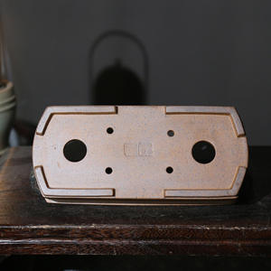 Высокое качество Zisha Фиолетовый песчаный прямоугольный узкий бассейн ручной горшок для сжигания дров бонсай Настольный горшок для посадки подвесной цветочный горшок - Product Image 6