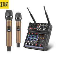 Xtuga 4 قنوات الجدول Dj لوحة دارات مطبوعة سيارة بث جهاز مزج الصوت