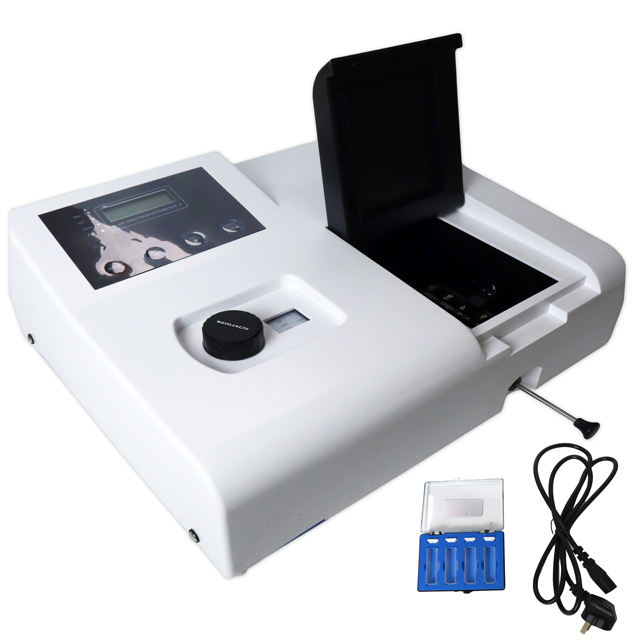 Laboratory Chemical Analysis Machine Single Beam Uv Visible 320-1020nm Photometer Vis Spectrophotometer Spectrometer Price