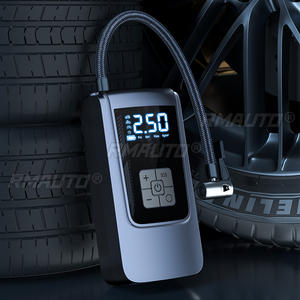Inflador de Neumáticos Eléctrico Portátil de 150 PSI, Mini Compresor de Aire con Pantalla Digital Inteligente para Automóvil, Motocicleta, Bicicleta y Balón - Product Image 4