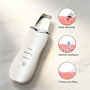 <span class=keywords><strong>Espátula</strong></span> <span class=keywords><strong>Ultrasónica</strong></span> <span class=keywords><strong>Profesional</strong></span> de Silicona para Exfoliar el Rostro, Limpiador <span class=keywords><strong>Facial</strong></span>, Limpiador Profundo de la Piel, Depurador Sónico - Product Image 2