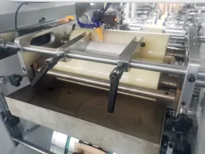 Fabrika fiyat tam otomatik LSD-400 V alt kağıt Kraft kağıt torba yapımı için çanta yapma makinesi üretim