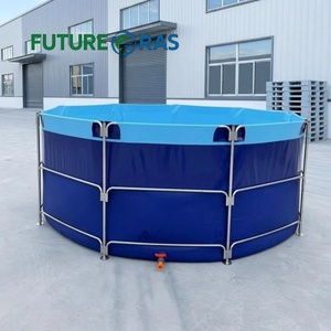Grands réservoirs d'aquaculture industrielle pour l'élevage de poissons en intérieur, bassins ronds en plastique hors sol pour l'élevage de poissons en extérieur, <span class=keywords><strong>à</strong></span> <span class=keywords><strong>vendre</strong></span> - Product Image 3