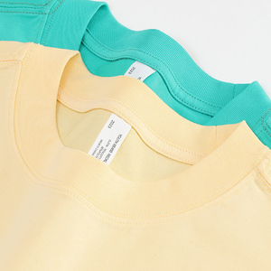 Wholesale Custom Summer <strong>Clothing</strong> for Boys, Short-sleeved Blank T-shirts, Casual Pure Cotton T-shirts - Product Image 5