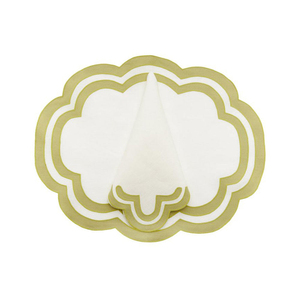 Servilletas de lino personalizadas, manteles individuales decorativos, tela texturizada tejida a mano con logotipo personalizado, Color para bodas, Material de algodón - Product Image 5