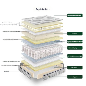 Luxury Soft Thickened Memory Cotton Hotel <b>Mattress</b> Modern Design Independent Spring Convertible Silent Natural Latex for Bedroom - Product Image 5