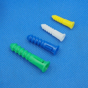 หลอดต่อพลาสติก PP PE แบบยืดขยายได้สมอเรือติดผนังพลาสติกสีน้ำเงินและสีแดง - Product Image 5