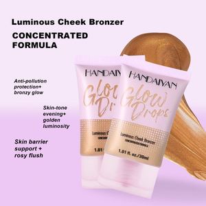 Correttore naturale abbronzante bagliore abbronzante pelle di grano fondotinta liquido fondotinta con Texture perlato crema abbronzante vegana - Product Image 5