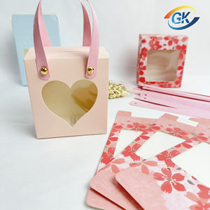 صناديق وردية فارغة بالجملة من الشركات المصنعة الصينية، بسعر رخيص، هدايا لحفلات الزفاف، مع طلاء غير لامع للحليب - Product Image 4