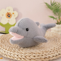 Peluche de dauphin personnalisée avec logo, petite peluche d'animal marin, jouet en peluche ultra doux pour enfants