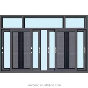 <span class=keywords><strong>Prix</strong></span> d'usine traitement fenêtre ignifuge pont cassé en alliage d'aluminium fenêtre coulissante insonorisée - Product Image 5