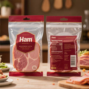 <span class=keywords><strong>Bolsas</strong></span> <span class=keywords><strong>de</strong></span> envasado <span class=keywords><strong>de</strong></span> alimentos con sellado térmico <span class=keywords><strong>de</strong></span> 3 lados, bolsa <span class=keywords><strong>de</strong></span> plástico <span class=keywords><strong>para</strong></span> envasado <span class=keywords><strong>de</strong></span> carne congelada, jamón Siomai, salchicha, grado alimenticio - Product Image 2