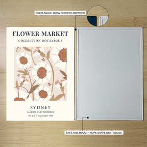 Offre Spéciale : Décoration Murale Écologique en Métal pour Chambre d'Adolescent – Impression sur Métal Motif Marché Floral, Fixation Magnétique Personnalisée - Product Image 3