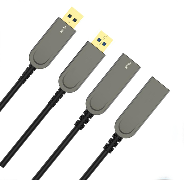 Shinestrong USB 3.0 AM to AF Hybrid Active Optical AOC Cable USB 3.0 Active Repeater Cable 50M 100M Extenders