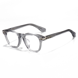 กรอบแว่นตาแฟชั่นยูนิเซ็กซ์สีดำหนา แบรนด์ดังจากจีน รุ่นคลาสสิกสีเขียว สำหรับสายตาสั้น/ยาว/เอียง พร้อมโลโก้ - Product Image 5