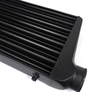 Radiateur <span class=keywords><strong>Intercooler</strong></span> de Voiture 600x300x76mm en Aluminium à Barres et Plaques, Entrée d'Air Froid, Sortie 76mm, Entrée Turbo 3 Pouces, Universel - Product Image 6
