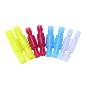 Terminal Eléctrico de Crimpado Rápido de Cable Dividido FLDNY Rojo 22-18AWG, Conector de Bala de Nylon Totalmente Ulatrado de Buena Calidad - Product Image 3