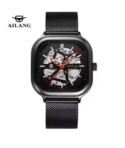 Montre mécanique automatique squelette AILANG pour homme, double face, lumineuse, étanche 3 ATM, montre-bracelet de sport - Product Image 5