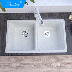 Évier de cuisine en granit composite à succès, options de matériaux, évier en pierre de quartz Silgranite pour la cuisine - Product Image 4