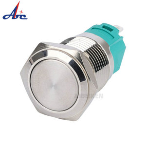 2024 IP65 impermeable Material de acero inoxidable interruptor de botón <span class=keywords><strong>para</strong></span> <span class=keywords><strong>timbre</strong></span> de puerta botón <span class=keywords><strong>pulsador</strong></span> carcasa Color plata 16mm botón <span class=keywords><strong>pulsador</strong></span> - Product Image 4
