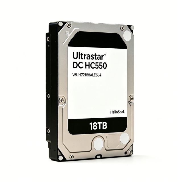 Ultrastar DC HC550 14TB 16TB 18TB 3.5" SATA WUH721818ALE6L4 HDD 7200RPM 512MB Cache CMR Enterprise Hard Drive for Server