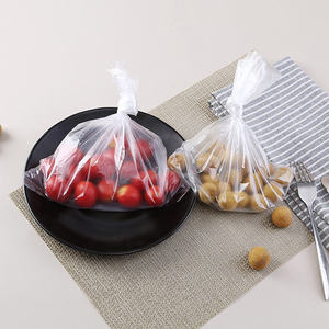 ถุงพลาสติกช้อปปิ้งแบบใสแบบใช้แล้วทิ้งโลโก้ได้ตามต้องการสำหรับซูเปอร์มาร์เก็ตบรรจุภัณฑ์สำหรับอาหารผัก - Product Image 2