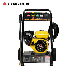 Hidrolavadora de <span class=keywords><strong>Gasolina</strong></span> de Grado <span class=keywords><strong>Profesional</strong></span> LINGBEN 170A, Hidrolavadora de Alto Flujo de 2400 PSI con Enrollador de Manguera - Product Image 2