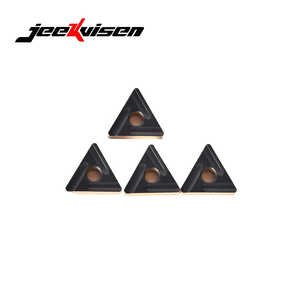 Jeekvisen JP315C Inserto de corte de carburo recubierto de PVD de dos colores para acero y torneado CNC inoxidable para acero empaquetado en caja - Product Image 6
