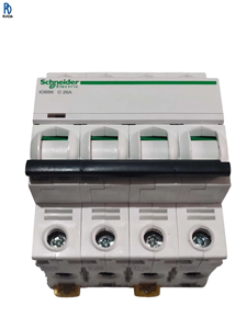 Interruptor de Circuito en Miniatura IC65N 4P C25A, Dispositivo de Protección Contra Sobrecarga de Bajo Voltaje, Interruptor de Circuito de CA de 4 Polos y 25A de Corriente Nominal - Product Image 1