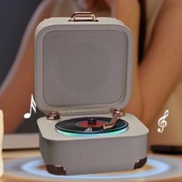 Mini-boîte à musique ABS en forme de haut-parleur avec fonction d'appel mains libres pour utilisation en extérieur