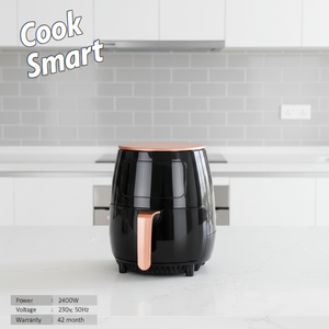 Friteuse à air électrique Offre Spéciale à commande numérique antiadhésive pour casseroles profondes et protection contre la surchauffe Friteuse intelligente sans huile pour une cuisine saine - Product Image 2