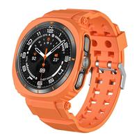 Bracelet TPU Maenwvo pour Watch Ultra 47mm, bracelet de sport de luxe respirant et réglable avec boucle à ardillon (Modèle