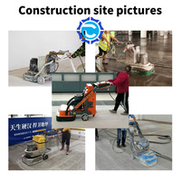 Meuleuse à béton manuelle 380V, machine électrique de ponçage de sols 720mm, pour surfaces en béton de parkings