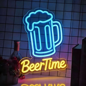 Enseigne au néon <span class=keywords><strong>LED</strong></span> en acrylique durable, étanche, flexible, pour décoration murale de bar, patio, pub, longue durée de vie, enseigne de magasin - Product Image 3