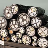 Câble d'alimentation 0,6/1 kV AL/XLPE/SWA/PVC 4*50 mm pour la transmission d'énergie dans les environnements industriels, commerciaux et de construction en Grèce