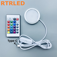 Télécommande IR USB C Type C 5V RGB pour kit de lampe LED Bambu Lab 001 H2D A1 P1P X1C MH001, pièces DIY pour imprimante 3D Light Makerworld