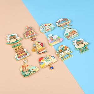 Autocollant de réfrigérateur personnalisé avec logo sur mesure, aimants de réfrigérateur en métal 3D par sublimation pour souvenir - Product Image 5