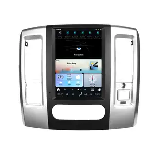 Reproductor de DVD Radio 10,5 pulgadas Android 13 REPRODUCTOR DE DVD para coche Android video Android 4 + 64G apto para Dodge RAM estilo de pantalla Vertical