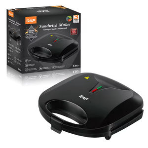 Sandwichera Eléctrica de Doble Cara con Recubrimiento Antiadherente, Prensa para Paninis, para 2 Rebanadas, Ideal para Desayunos - Product Image 2